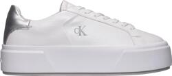 Calvin Klein FLATFORM LACE UP LTH MET Fehér, Ezüst 39 (YW0YW01929-0LC)