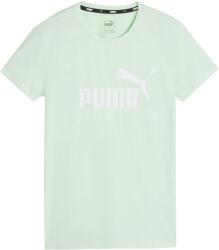 PUMA ESS LOGO TEE (S) Világoszöld, Fehér S (58677590)