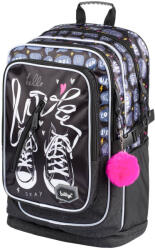 BAAGL CUBIC BACKPACK Fekete, Szürke, Fehér (A-7757)