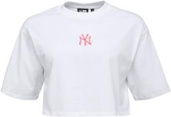 New Era NEW YORK YANKEES LEAGUE ESSENTIAL MIDI CROP Fehér, Rózsaszín M (60684488)