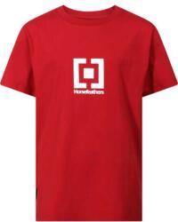 Horsefeathers VERTICAL MID LOGO Piros, Fehér S (SK177B)
