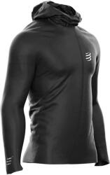 Compressport HURRICANE WATERPROOF 10/10 JACKET Fekete, Fehér S (AM00009B-990)