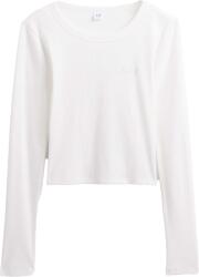 GAP V-JPN LS RIB TEE Fehér, Ezüst L (801017-02)