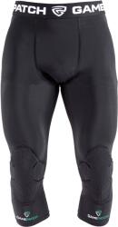 GAMEPATCH TIGHTS 3/4 WITH KNEE PADDING Fekete, Fehér JUNIOR (TKP02-170)
