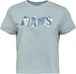 Vans MIX COLLAGE CREW SS TEE Világoskék, Kék S (VN0010F1H901)