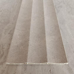  Lamella, hullámos felülettel, WPC, 290x19, 3 cm - Nordic Gray (MR-50093)