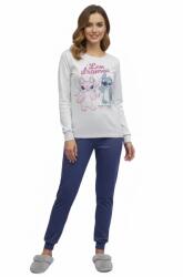 Disney Stitch Női pizsama Disney Stitch, 2 részes szett, pamut, szürke, S INTL (S4U-0555.GR-S)