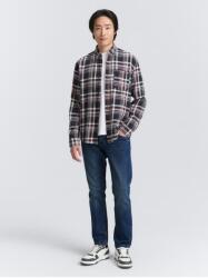 Tom Tailor Ferfi farmer, Tom Tailor, Josh, Slim Fit, Kozepes derek, Cipzar, Hosszu, 5 zseb, Pamut, Kek, Kék, W36-L30 (47481-76)