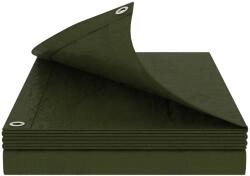 vidaXL Ponyva fémfülekkel Zöld 4 x 8 m 180 gsm PE 42039359 (42039359)