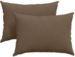 vidaXL Kanapé párnák 2 pcs Barna 70 x 50 cm szövet 42013743 (42013743)