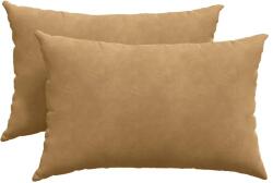 vidaXL Kanapé párnák 2 pcs Barna 60 x 40 cm Bársonyos szövet 42013678 (42013678)