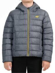 4F Down Jacket M0914 Dark Grey gyerek dzseki Gyerek 140 cm / szürke