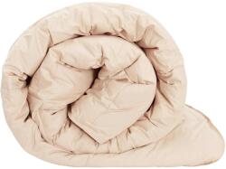 vidaXL Teljes éves takaró 135 x 220 cm Minden évszak 250 gsm Bézs 42041893 (42041893)