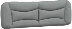 vidaXL világosszürke szövet fejtámla párna Hvar 152 cm 374628 (374628)