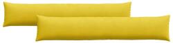 vidaXL Kanapé párnák 2 pcs Sárga 200 x 40 cm Bársonyos szövet 42013892 (42013892)
