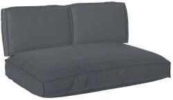 vidaXL Párna készlet Oxford Szövet Antracit 120 x 80 x 52 cm 3402129 (3402129)