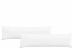 vidaXL Kanapé párnák 2 pcs Fehér 145 x 40 cm szövet 42013836 (42013836)