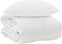 vidaXL Évszakokon Át Duvet párnával 2 db Fehér Mikroszál 3376541 (3376896)