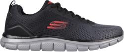 Skechers TRACK Fekete, Piros, Szürke 44 (232399BKCC)