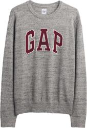 GAP V-INTX GAP ATHLETIC INTARSIA RLXD CREW Szürke, Bordó S (789791-02)