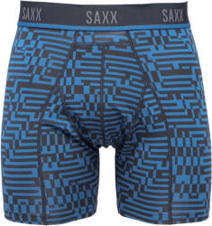 SAXX KINETIC LIGHT-COMPRESSION MESH BOXER BRF Kék, Fekete XXL (SXBB32MCN)