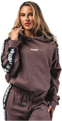 NEBBIA Classic Hoodie OFF-DUTY 489 női pulóver M / barna