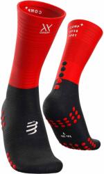 Compressport MID COMPRESSION SOCKS Piros, Fekete, Fehér T2 (XU00005B-906)