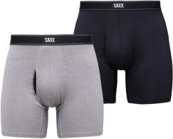 SAXX DAYTRIPPER COMFORT 2PK Fekete, Szürke, Fehér L (SXPP2ABGR)
