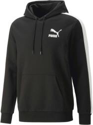 PUMA T7 ICONIC HOODIE TR Fekete, Fehér XL (53821201)