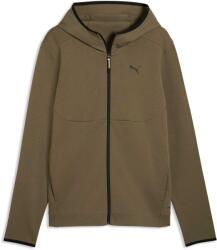 PUMA TECH FULL ZIP HOODIE DK Khaki, Fekete L (69218581)
