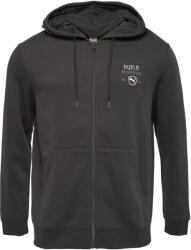 PUMA CLASS GRAPHIC FULL ZIP HOODIE Fekete, Fehér M (69430301)