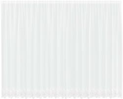 vidaXL Csipkés Függöny függönyökkel Fehér 245 x 500 cm Poliészter 4107926 (4107926)