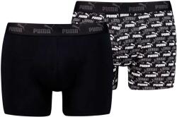 PUMA ELEMENTS MEN PRINTED NO1 STRIPE BOXERS 2P Fekete, Fehér XXL (94748202)