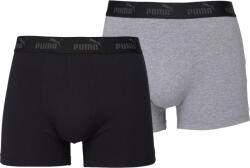 PUMA MEN CAT LOGO PRINT BOXER 2P Fekete, Szürke XXL (93875302)
