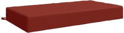 vidaXL Ülőpárna SOEST 100% poliészter Piros 120 x 60 x 15 cm 946710 (946710)