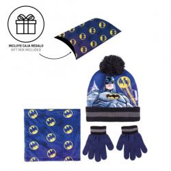 Cerda Téli szett ajándékcsomagban (sapka, sál, kesztyű) BATMAN, 2200009626 (GDCDCMGC079626)