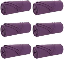 vidaXL Takarók 6 pcs Lila 170 x 130 cm Gyapjú (42017077)