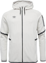 Umbro TERRACE FULL ZIP HOODIE Szürke, Fehér L (66720U-8HH)