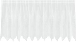vidaXL Csipkés Függöny függönyökkel Fehér 100 x 300 cm Poliészter 4107775 (4107775)