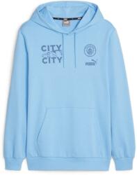 PUMA MCFC FTBLCORE GRAPHIC HOODY Világoskék, Kék XXL (77295201)