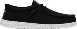 HEY DUDE WALLY SLUB CANVAS Fekete, Fehér 38 (40009-001)