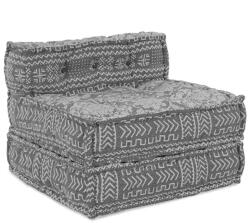vidaXL Moduláris Kanapé Egység Világosszürke 70 x 70 x 56 cm Szövet 4019058 (4019058)