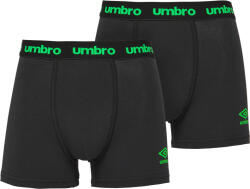 Umbro BOXER SHORT 2 PACK Fekete, Zöld L (55860U-NS6)