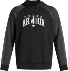 Under Armour RIVAL FLEECE COLORBLOCK Fekete, Sötétszürke, Fehér L (6003958-001)