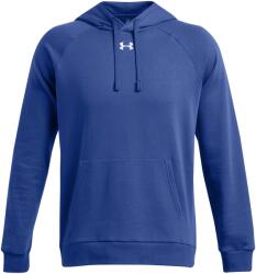 Under Armour RIVAL FLEECE HOODIE Kék, Fehér M (1379757-432)