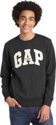 GAP CREWNECK LOGO Sötétszürke, Fehér XXL (852079-07)