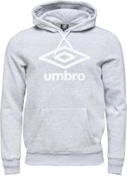 Umbro LARGE LOGO HOODIE ESSENTIALS Szürke, Fehér L (66412U-263)