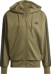 Adidas M 3 STRIPES FL FZ HD Khaki, Fekete XXL (JD1864)