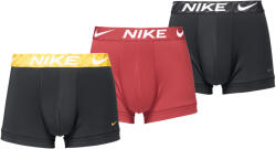 Nike TRUNK 3PK Fekete, Piros, Fehér L (0000KE1156JWY)