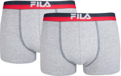 Fila MAN BOXERS 2 PACK Szürke, Sötétkék, Piros XXL (FU5020/2-400)